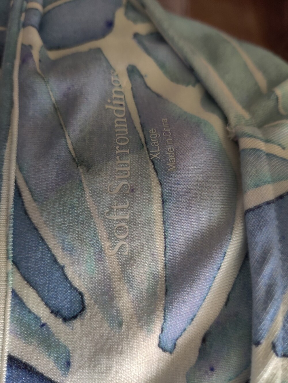 Soft Surroundings Castel Light Blue Viscose Blend Maxi Dress - Picture 3 of 16
